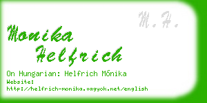 monika helfrich business card